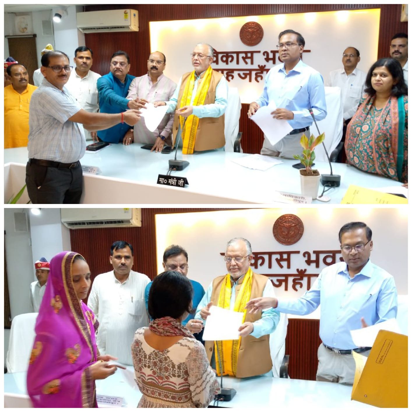 नव नियुक्त आंगनवाड़ी कार्यकत्रियों एवं आयुष चिकित्सकों को वित्त मंत्री द्वारा दिया गया नियुक्ति पत्र | New India Times