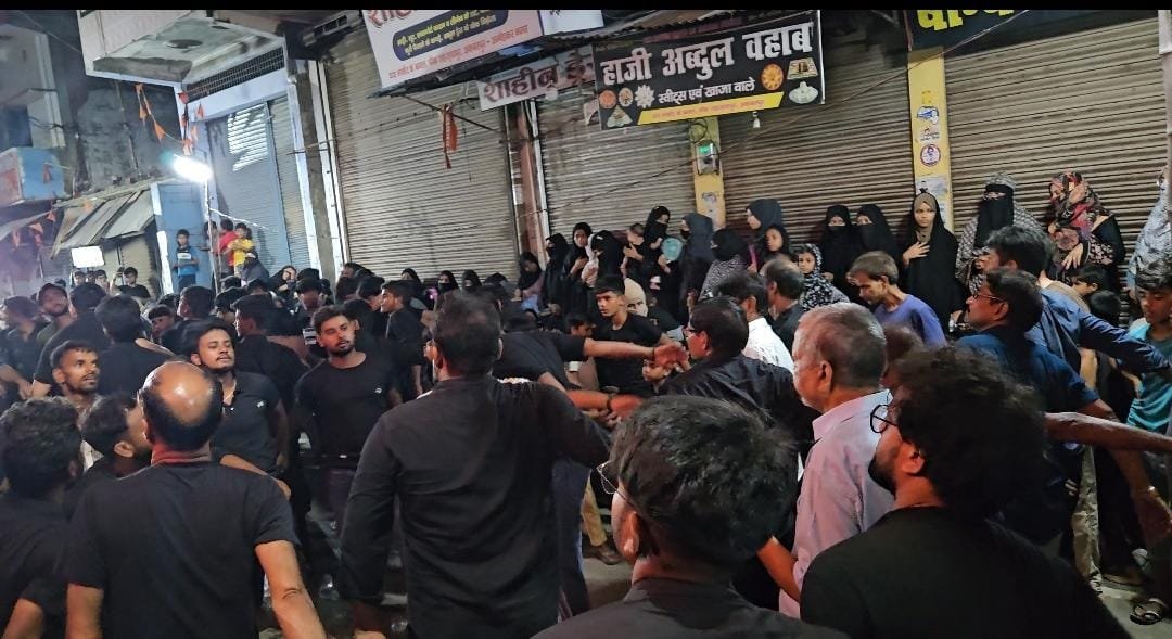 छठवीं मोहर्रम पर अब्दुल्लाहपुर में इमाम हुसैन अ.स. की याद में निकाला गया मातमी जुलूस | New India Times