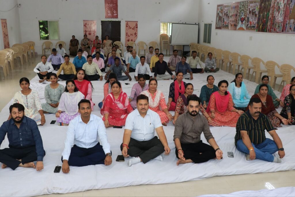 तनाव मुक्ति के लिए मेडिटेशन कार्यक्रम किया गया आयोजित | New India Times