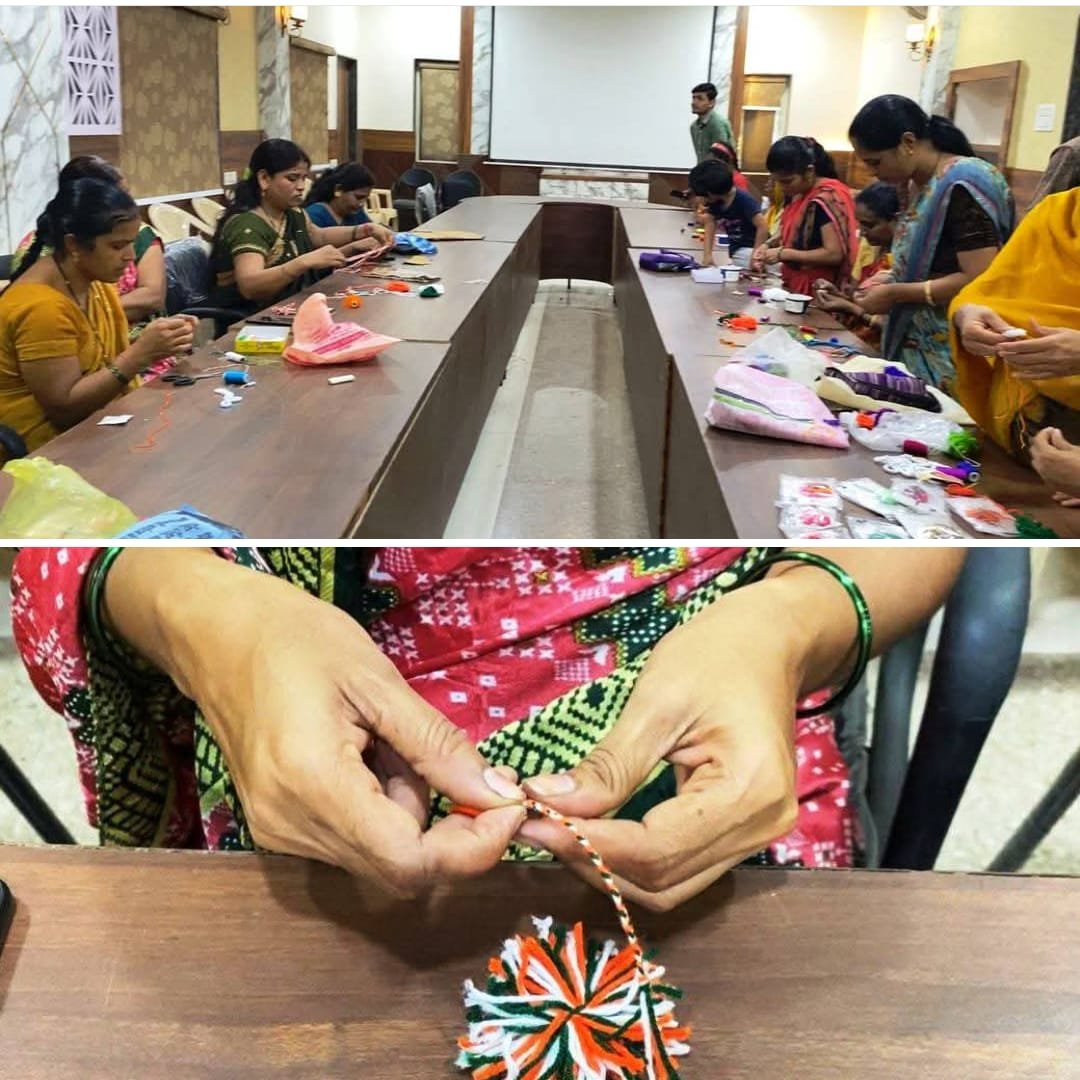 शाहपुर में हर घर तिरंगा के अंतर्गत राखी प्रतियोगिता का आयोजन | New India Times