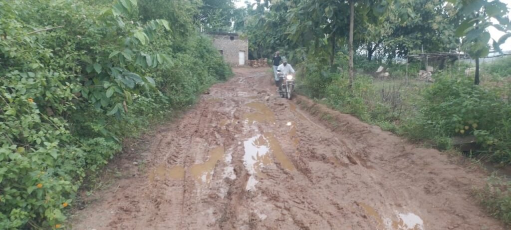 पंचायत की लापरवाही से मटिहानी गांव की सड़क बनी हादसों का अड्डा | New India Times