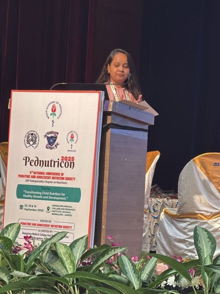 राष्ट्रीय कॉन्फ्रेंस Pednutricon 2025 में दतिया की डॉ. शुभी गुप्ता को शोध वाचन में तृतीय स्थान | New India Times