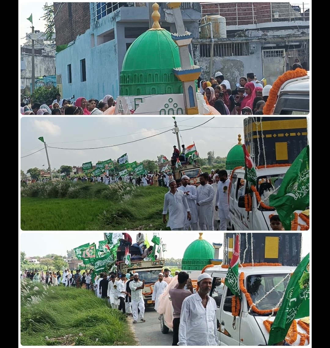 1500वाँ ईद मिलादुन्नबी जुलूस गोरखपुर में शान व ऐहतराम के साथ संपन्न | New India Times