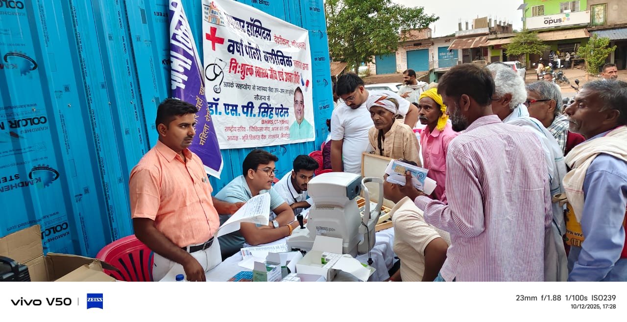 राजगढ़ में डॉ. एस.पी. पटेल के नेतृत्व में निःशुल्क चिकित्सा शिविर, 161 मरीजों का हुआ उपचार | New India Times