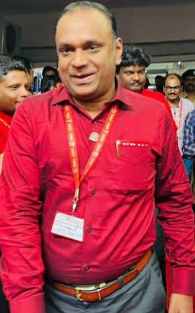 कामरेड वेणु पी. नायर का बुरहानपुर में भव्य स्वागत, रेलवे कर्मचारियों में उत्साह का माहौल | New India Times