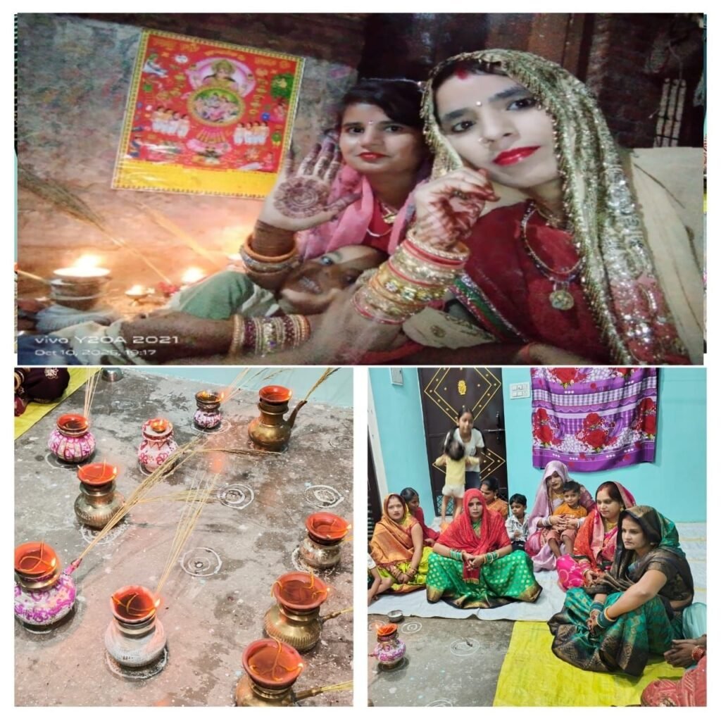 महिलाओं ने अपने पति की दीर्घायु के लिए रखा करवा चौथ का व्रत 2 महिलाओं ने अपने पति की दीर्घायु के लिए रखा करवा चौथ का व्रत | New India Times