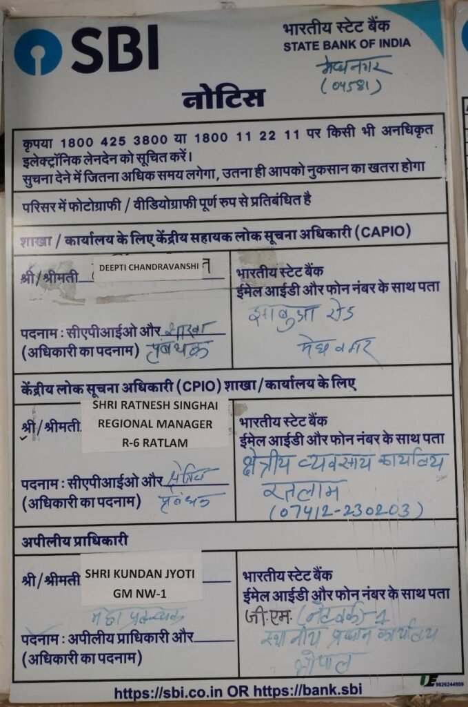 मेघनगर एसबीआई शाखा में दीपावली पर नए नोटों के वितरण में भेदभाव के आरोप, आम ग्राहकों में नाराज़गी | New India Times