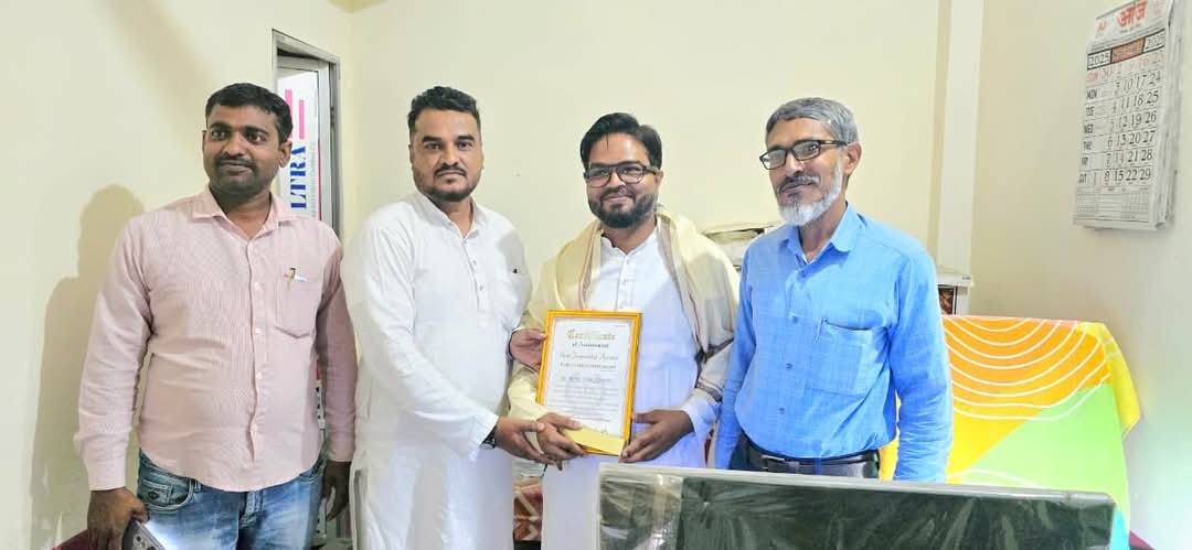 सच्ची और निडर पत्रकारिता के लिए निहाल चौधरी हुए सम्मानित, मिला ‘Best Journalist Award’ | New India Times