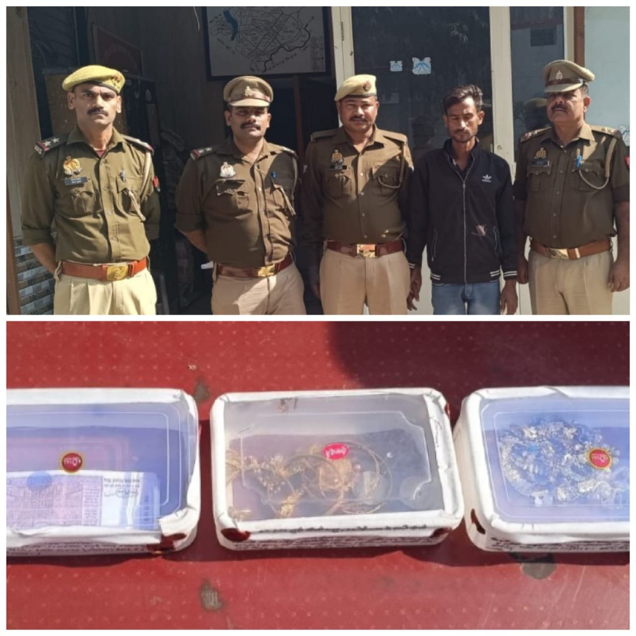 चोरी के जेवर लेकर नोएडा भागने की फिराक में था युवक, पुलिस ने किया गिरफ्तार | New India Times