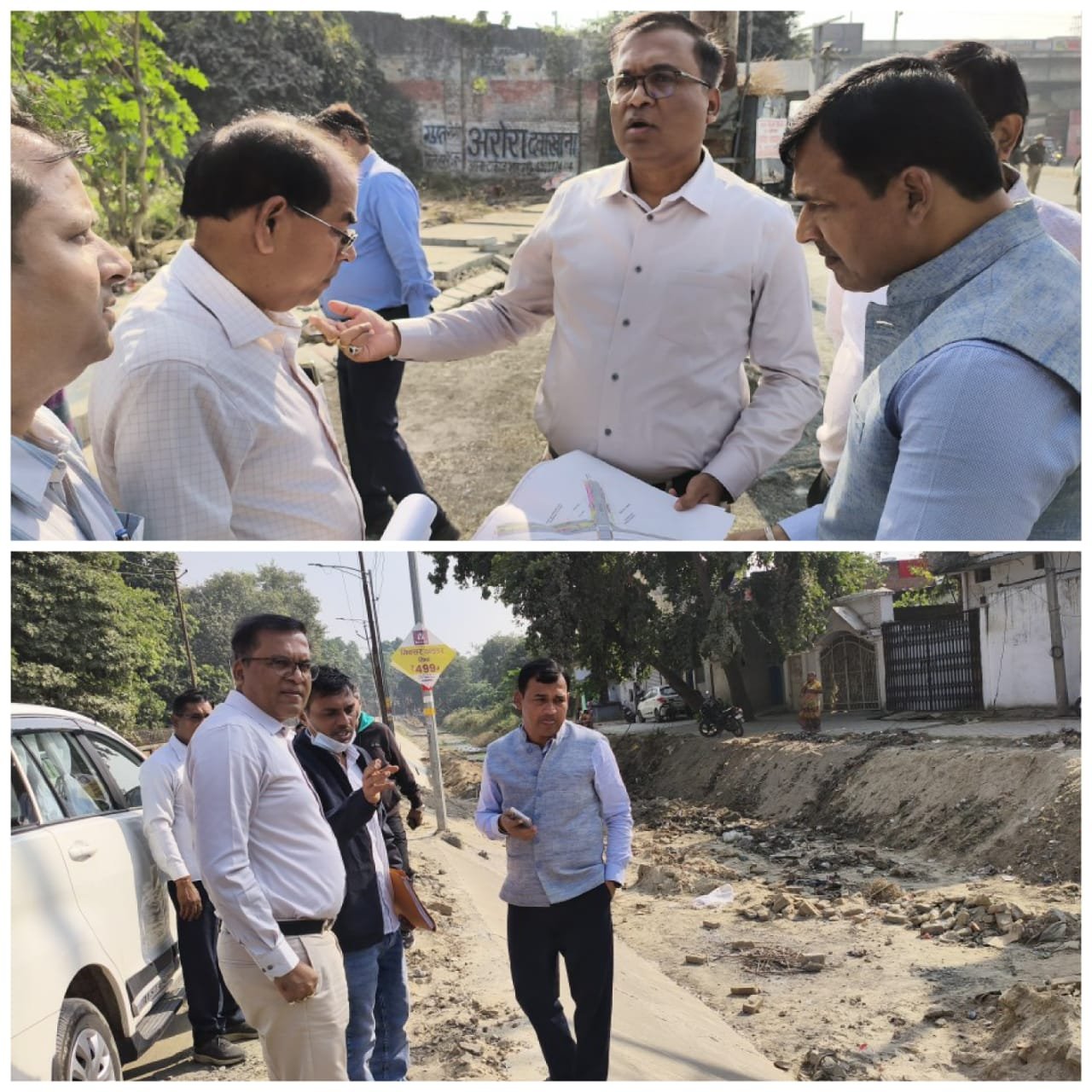 डीएम धर्मेंद्र प्रताप सिंह ने विभिन्न निर्माण कार्यों का किया निरीक्षण | New India Times