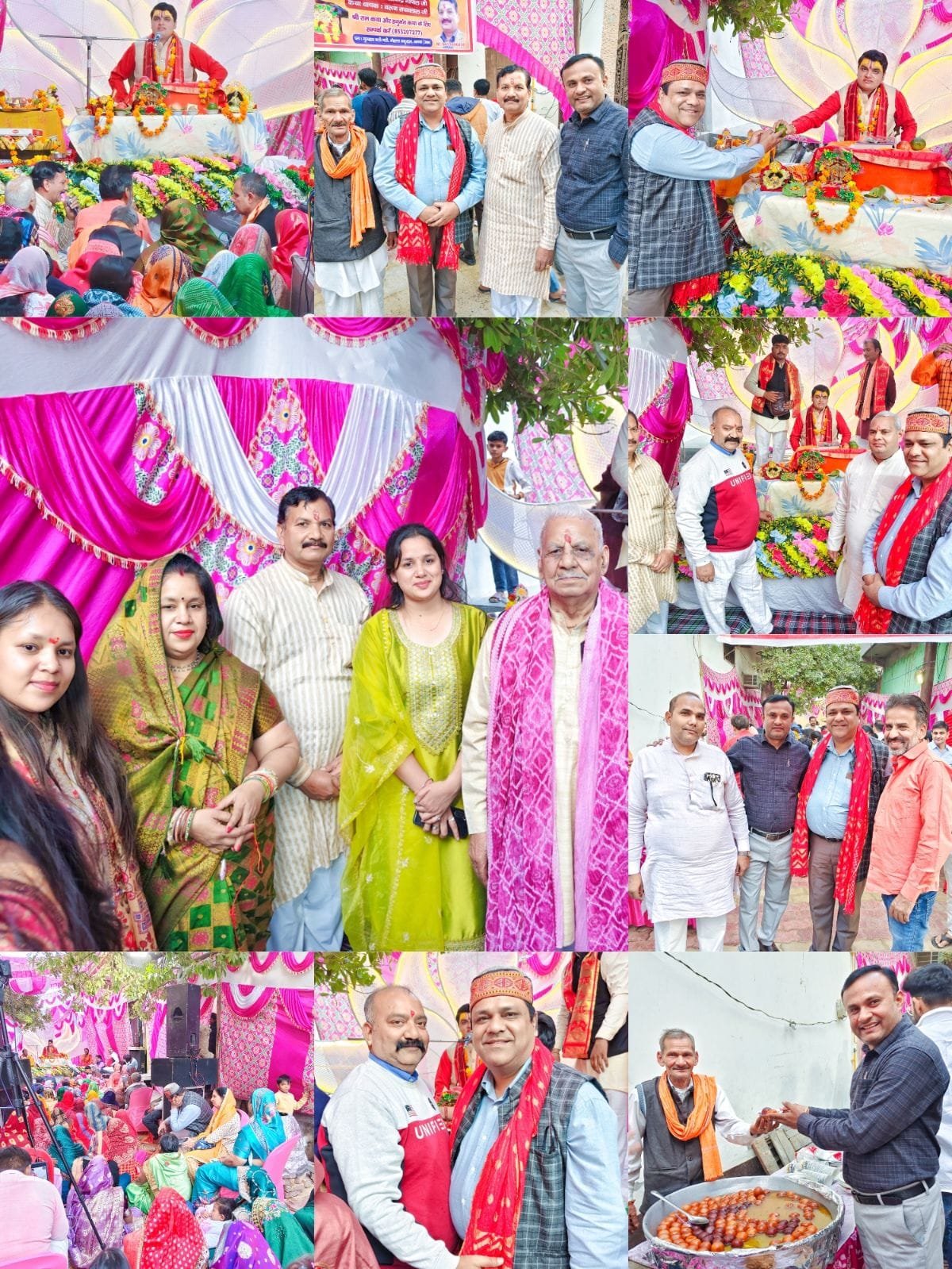 सुप्रसिद्ध कथा वाचक वरूण राघवलाल जी की हनुमंत कथा में उमड़ी भीड़ | New India Times