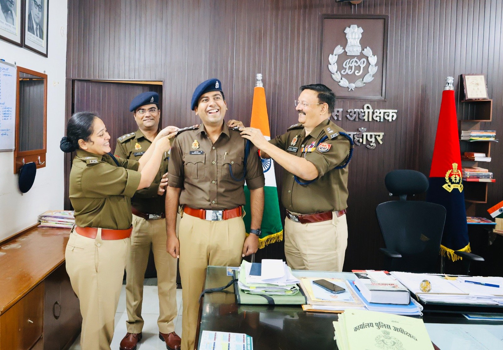 शुभम वर्मा को मिली डीएसपी रैंक, वरिष्ठ अधिकारियों ने दी शुभकामनाएं | New India Times