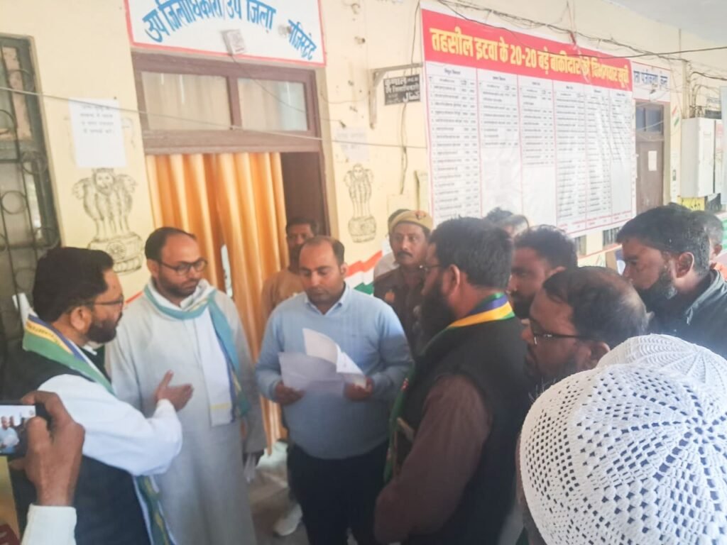 बीएलओ ऐप की तकनीकी समस्याओं के समाधान को लेकर पीस पार्टी ने एसडीएम को सौंपा ज्ञापन | New India Times