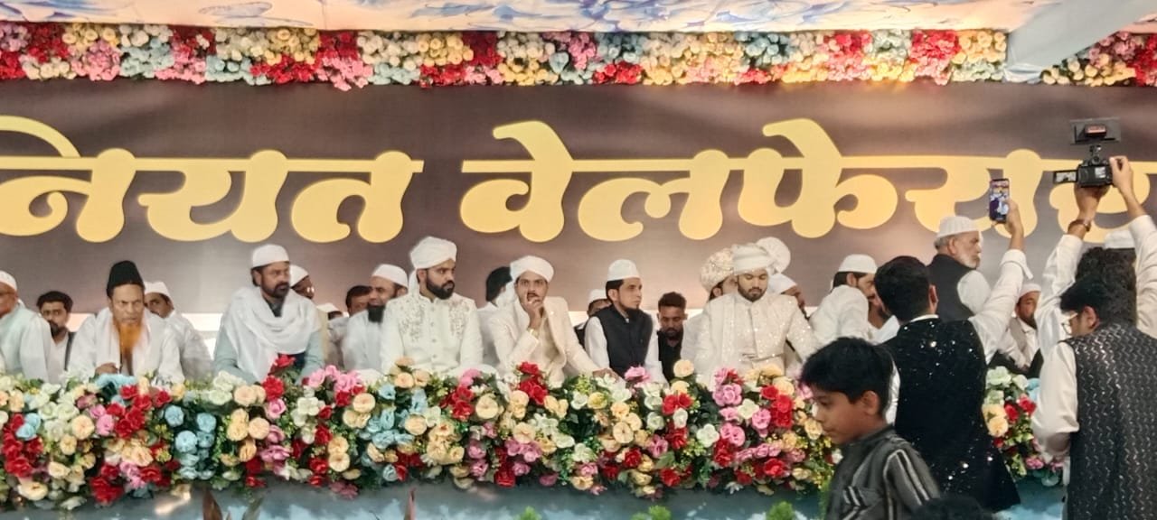 शेरानी बिरादरी की इज्तेमाई शादी में 52 जोड़ों का निकाह, 18 हजार से अधिक लोगों की हुई मेहमाननवाज़ी | New India Times