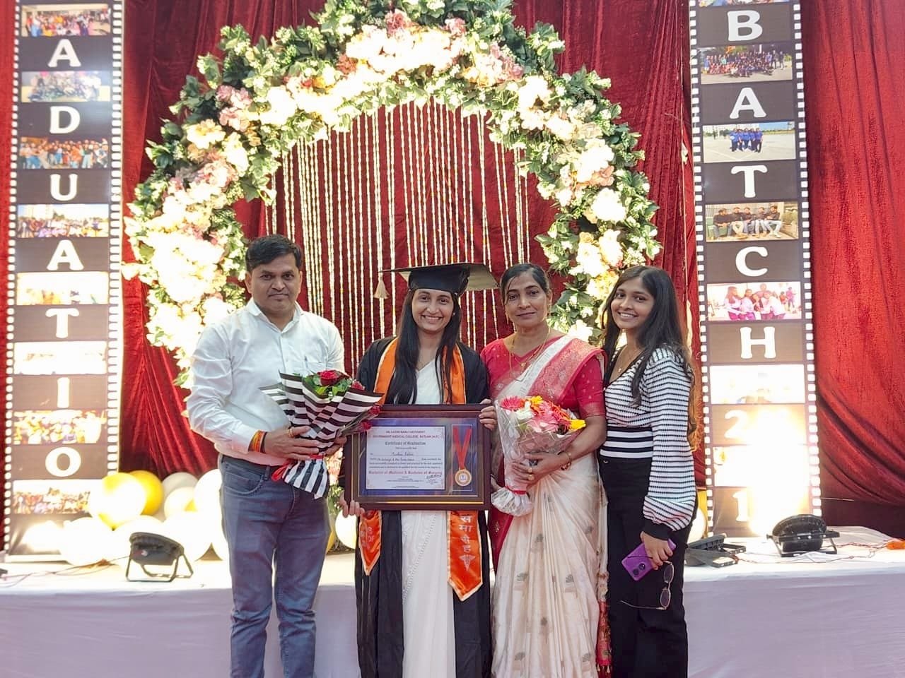 पीड़ितों की सेवा के संकल्प के साथ मुस्कान कलमे बनी डॉक्टर, नगर में खुशी की लहर | New India Times