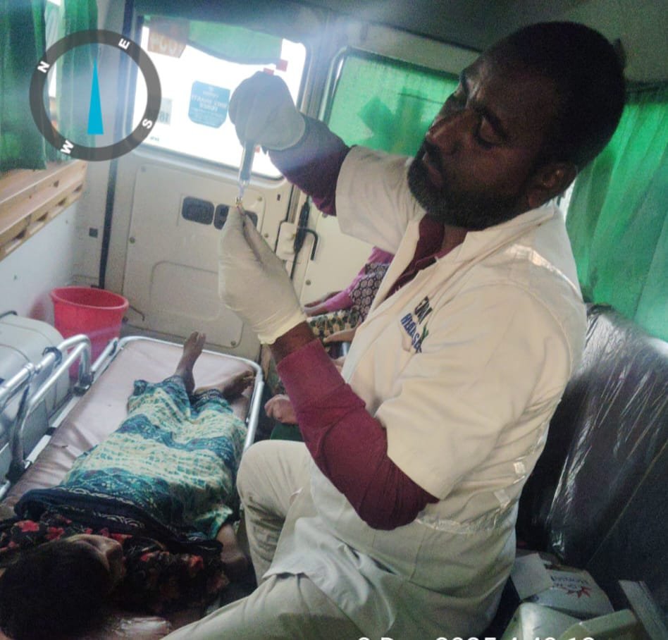 108 एम्बुलेंस सेवा ने फिर जीता भरोसा, बेहोश युवक की बचाई जान | New India Times