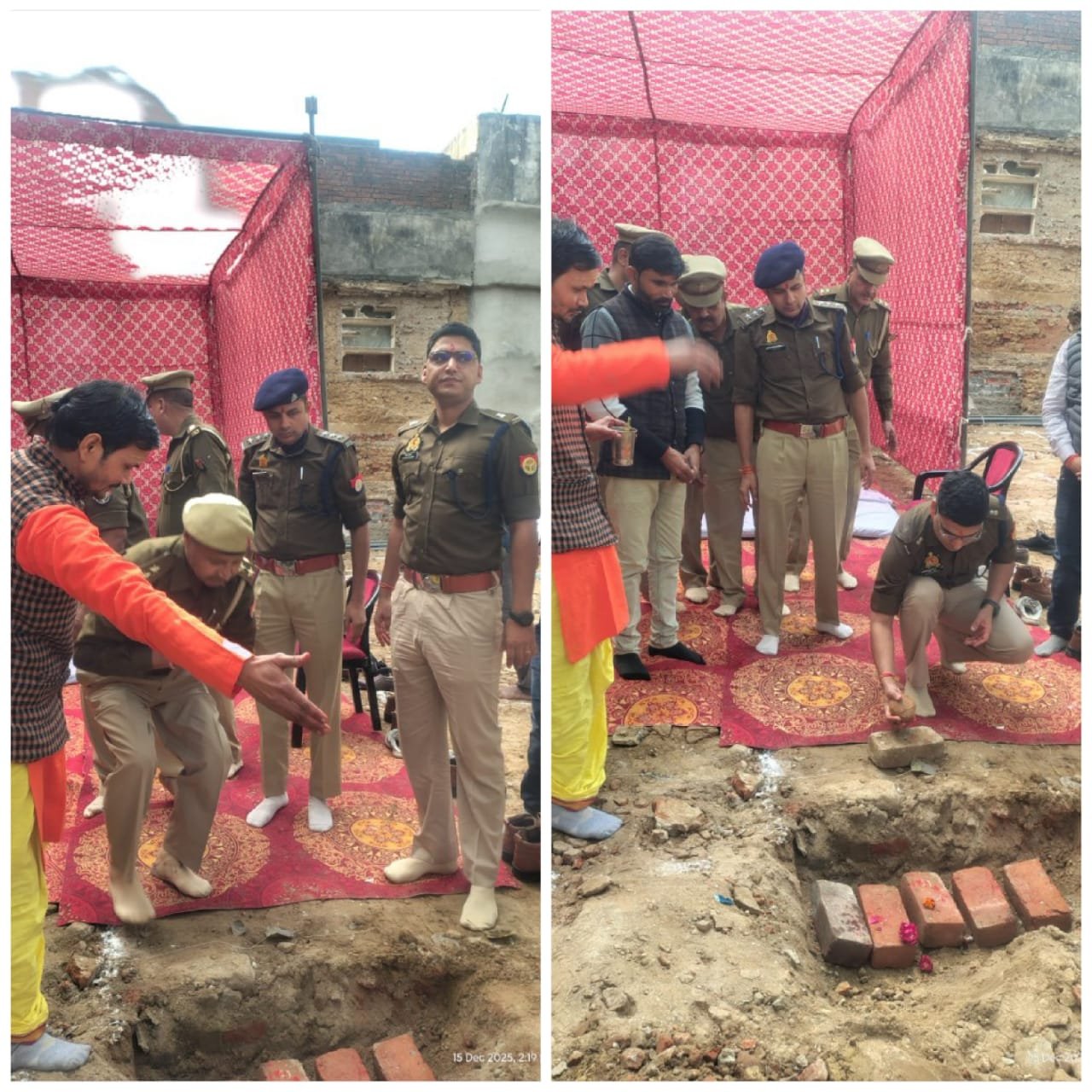 एसपी सिटी देवेंद्र कुमार ने थाना कोतवाली के नवीन भवन निर्माण का किया भूमि पूजन एवं शिलान्यास | New India Times