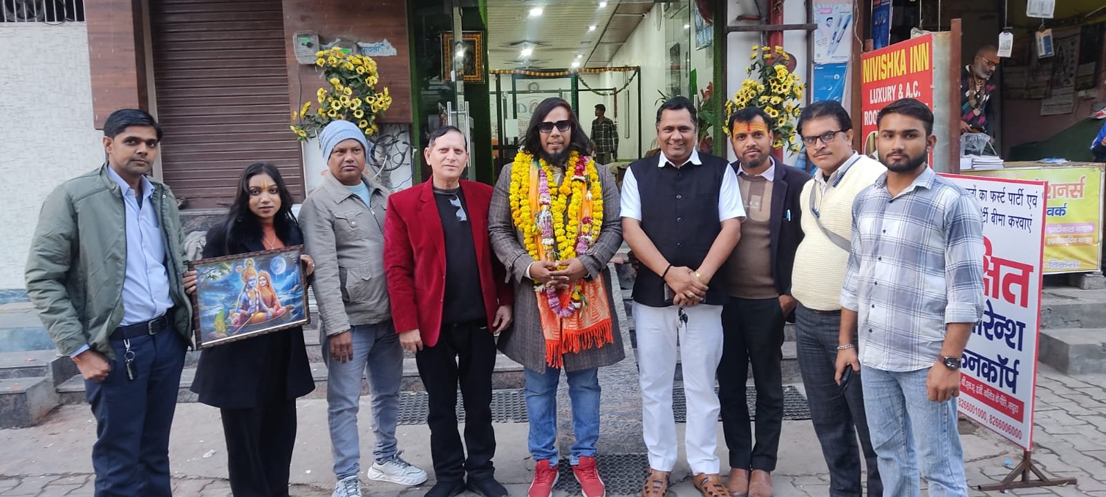 अभिनेता गौरव कुमार के मथुरा आगमन पर ब्रज यातायात समिति ने किया स्वागत, निकाला रोड शो | New India Times