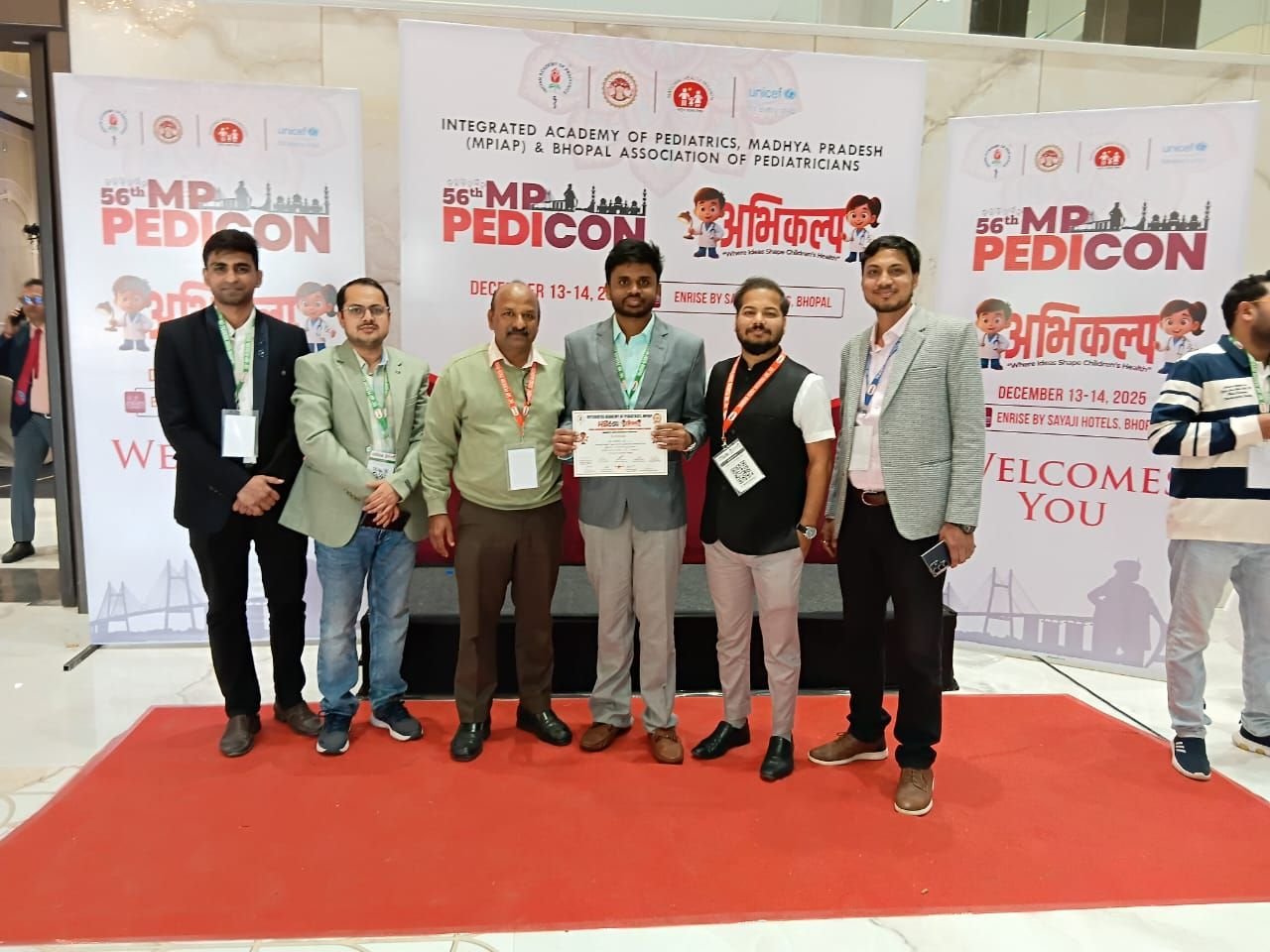 भोपाल में राज्य स्तरीय कॉन्फ्रेंस में दतिया मेडिकल कॉलेज के शिशु रोग विभाग का शानदार अकादमिक प्रदर्शन | New India Times