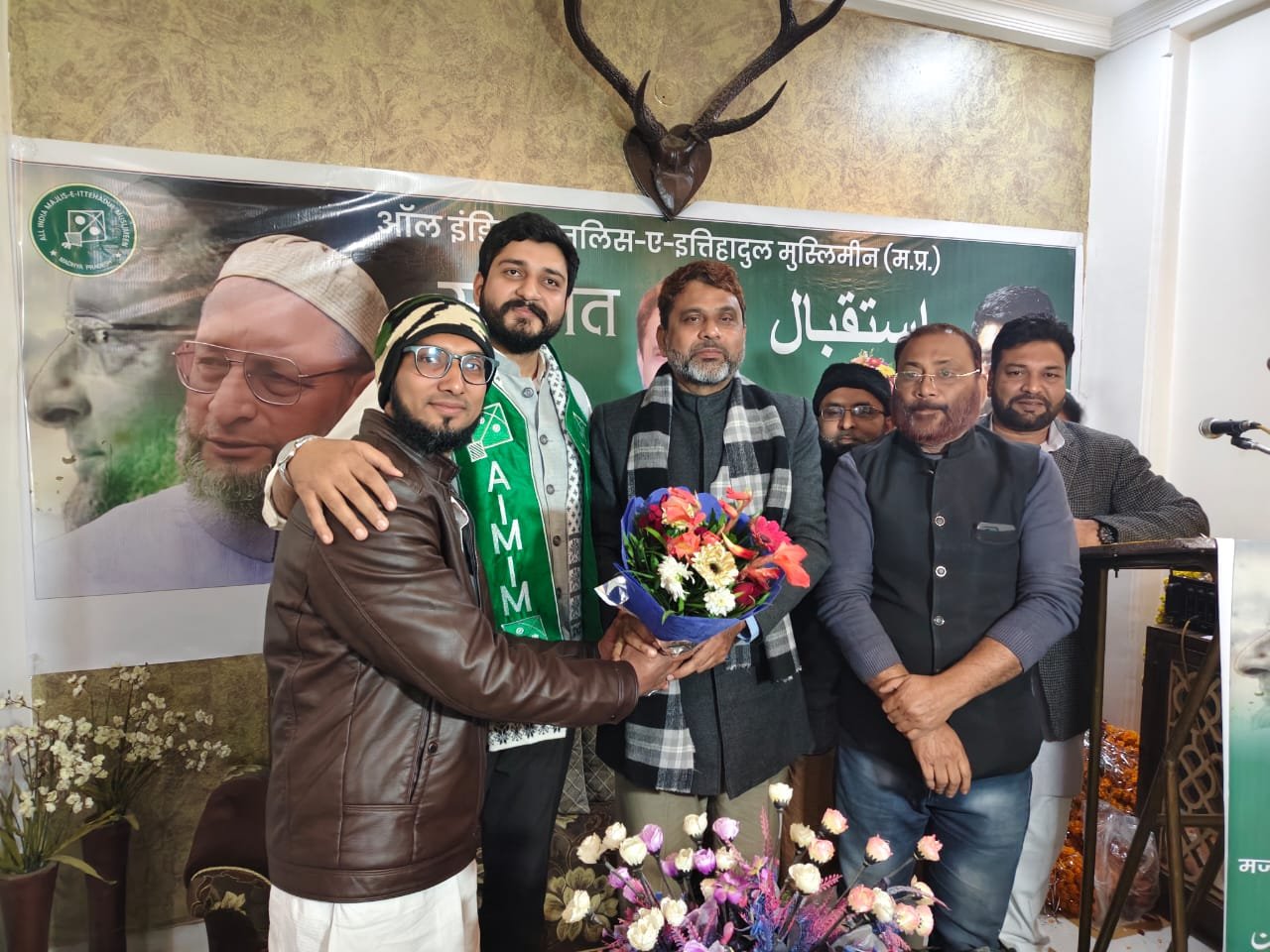 बुरहानपुर में AIMIM नेता इमरान हुसैन ने बिहार प्रदेश अध्यक्ष अख्तरूल इमान का भोपाल में किया स्वागत | New India Times