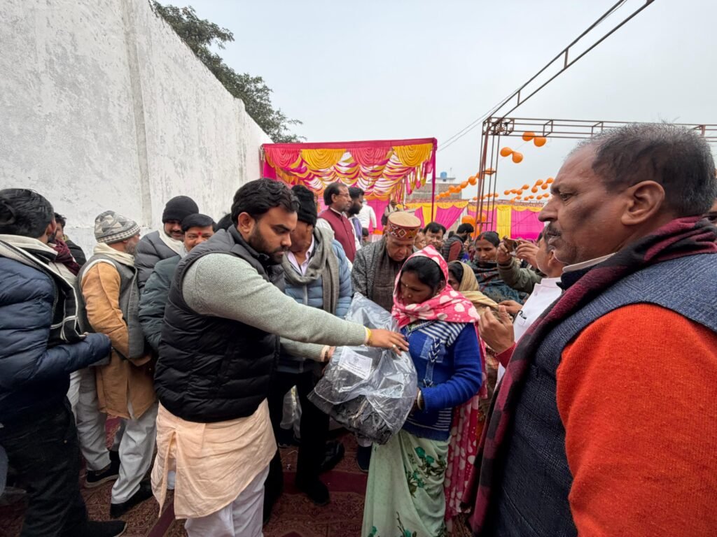 इटवा विधानसभा में ‘विकसित भारत – G RAM G’ जन-जागरण अभियान, 500 कंबल किया गया वितरण | New India Times