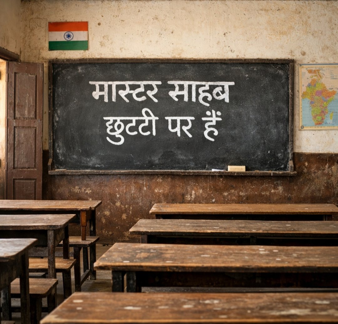 हाजिरी लगाकर छुट्टियों पर शिक्षक, विद्यार्थियों के भविष्य से हो रहा खिलवाड़ | New India Times