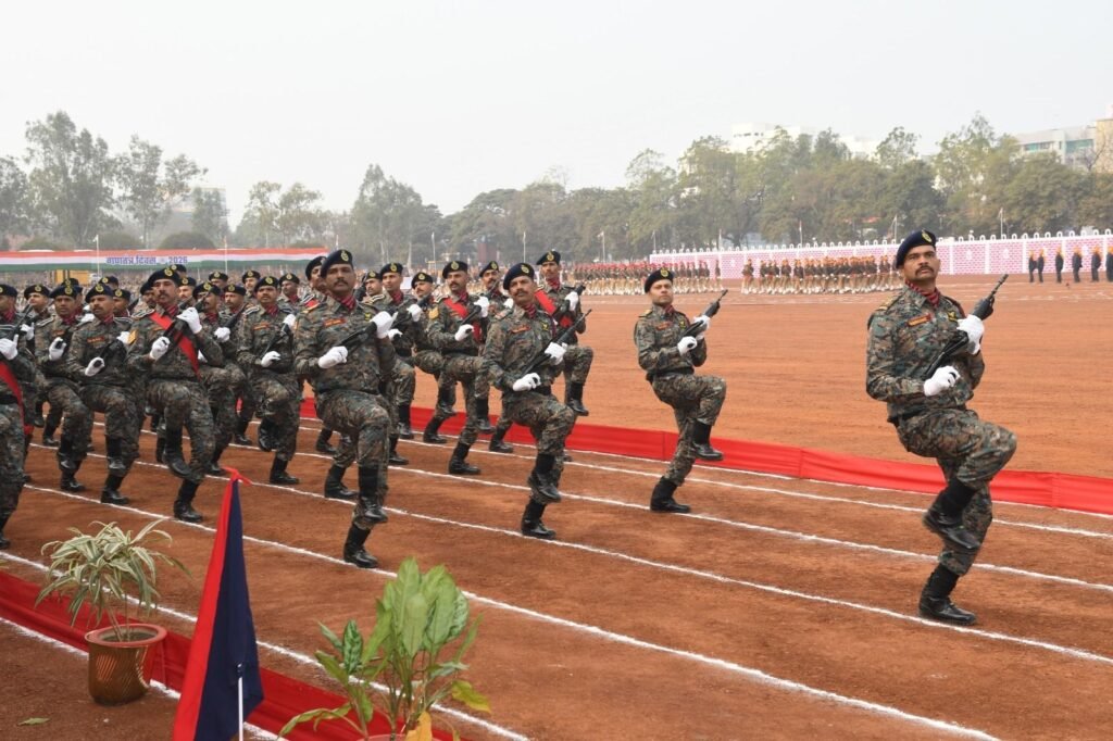 भोपाल में गणतंत्र दिवस परेड की फुल ड्रेस रिहर्सल संपन्न, डीजीपी ने लिया तैयारियों का जायजा | New India Times