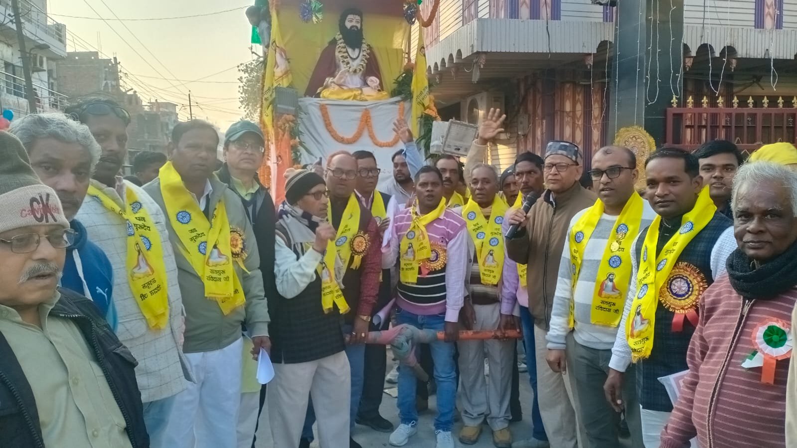 गोरखपुर में संत रविदास जयंती पर भव्य शोभा यात्रा, श्रद्धा और उल्लास के साथ मनाया गया 649वां जन्मोत्सव | New India Times