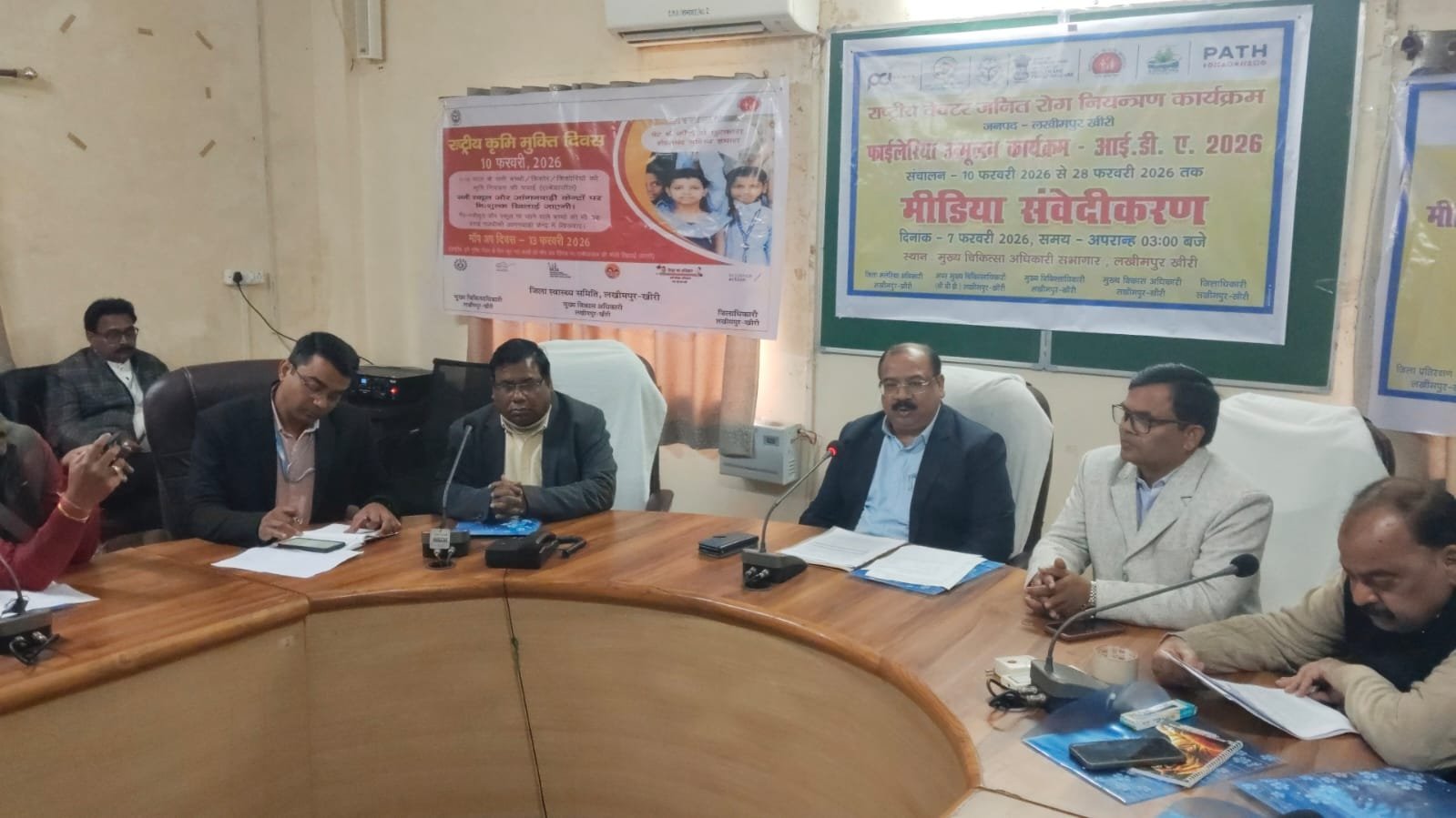 स्वास्थ्य योजनाओं का लाभ आमजन तक पहुंचाने सीएमओ ने की प्रेस वार्ता, फाइलेरिया, एमआर व कृमि मुक्ति अभियान की दी जानकारी | New India Times