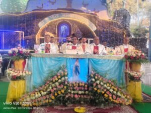 पंचकुई में कृपाओं की माँ मरियम का वार्षिक महोत्सव श्रद्धा और भक्ति के साथ संपन्न