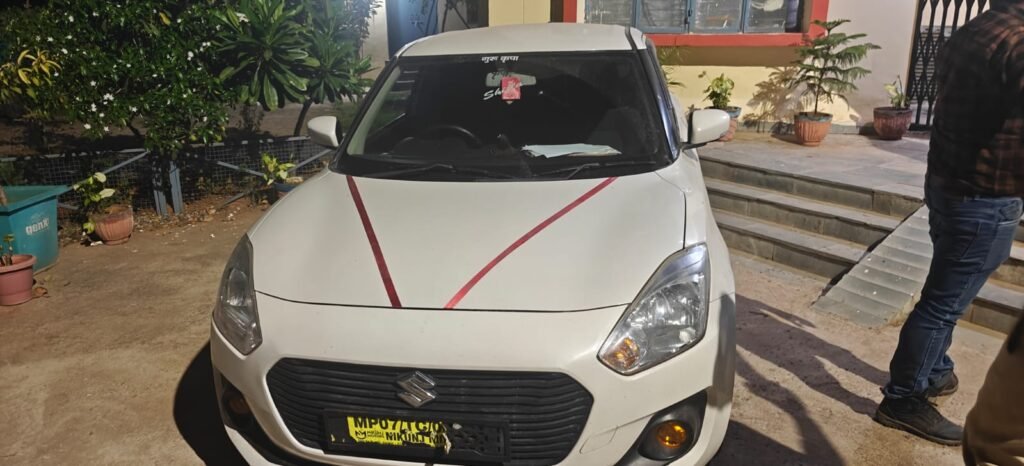 ग्वालियर में हजीरा पुलिस की बड़ी कार्रवाई: स्विफ्ट कार से 62 लीटर अवैध शराब बरामद, दो तस्कर गिरफ्तार | New India Times