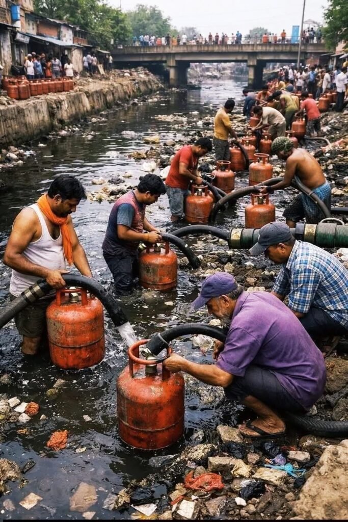 कौन पी रहा है केरोसिन ? 1200 में बिक रहा LPG | New India Times