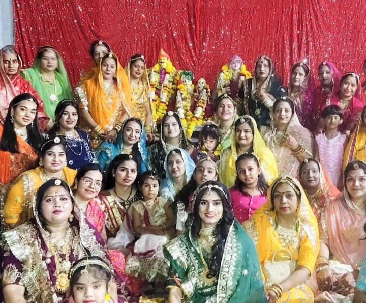 गणगौर पर्व पर स्वर्णकार सोनी समाज महिला मंडल का भव्य आयोजन, नगर में निकली शोभायात्रा | New India Times