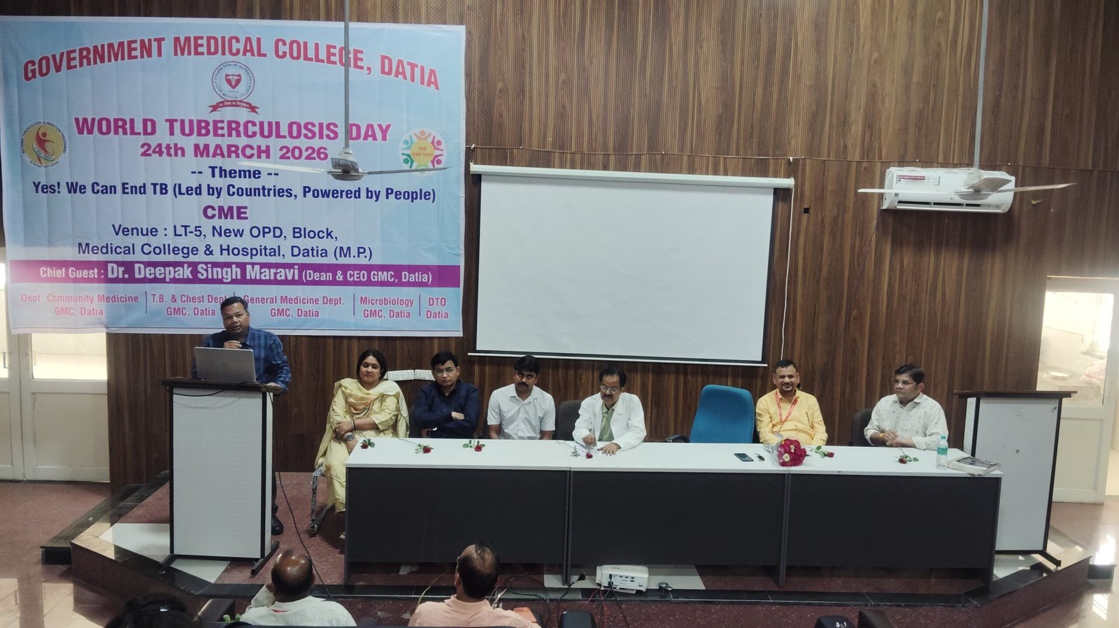 विश्व क्षय दिवस पर दतिया मेडिकल कॉलेज में CME का आयोजन, टीबी उन्मूलन पर दिया गया जोर | New India Times