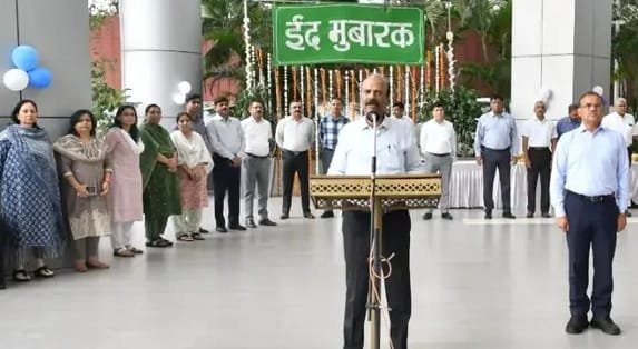 मध्य प्रदेश पुलिस मुख्यालय भोपाल में ईद मिलन समारोह संपन्न, डीजीपी कैलाश मकवाणा ने दी मुबारकबाद | New India Times