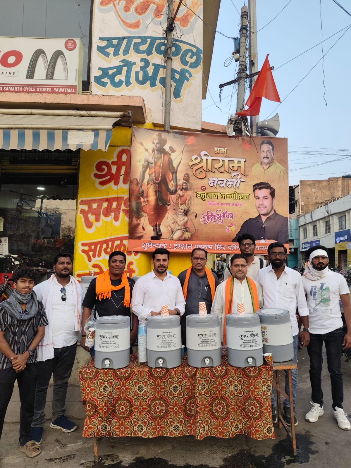 रामनवमी शोभायात्रा में दिखी गंगा-जमुनी तहज़ीब, इरफान मलनस के अन्नदान ने जीता दिल | New India Times