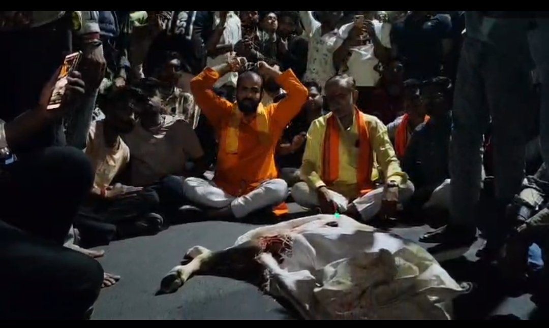 भोपाल में छोटे तालाब ब्रिज पर बोरे में मवेशी के अवशेष मिलने से मचा हड़कंप,पुलिस ने संभाली स्थिति 1 भोपाल में छोटे तालाब ब्रिज पर बोरे में मवेशी के अवशेष मिलने से मचा हड़कंप,पुलिस ने संभाली स्थिति | New India Times