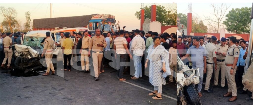 दमोह-सागर हाईवे पर भीषण सड़क हादसा: दो सगे भाइयों समेत चार लोगों की दर्दनाक मौत 3 दमोह-सागर हाईवे पर भीषण सड़क हादसा: दो सगे भाइयों समेत चार लोगों की दर्दनाक मौत | New India Times