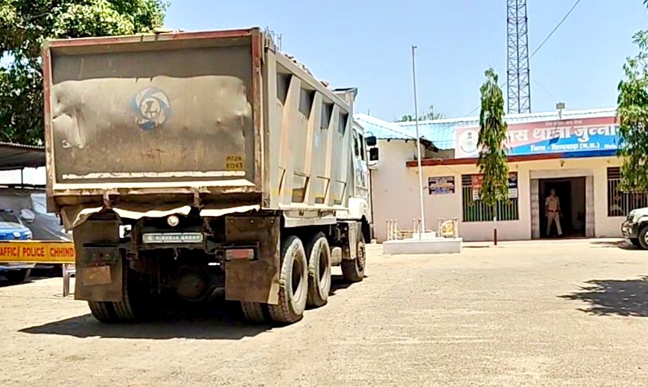 कलेक्टर के निर्देश पर बड़ी कार्रवाई, अवैध मुरम परिवहन करते डंपर पर गिरी गाज | New India Times