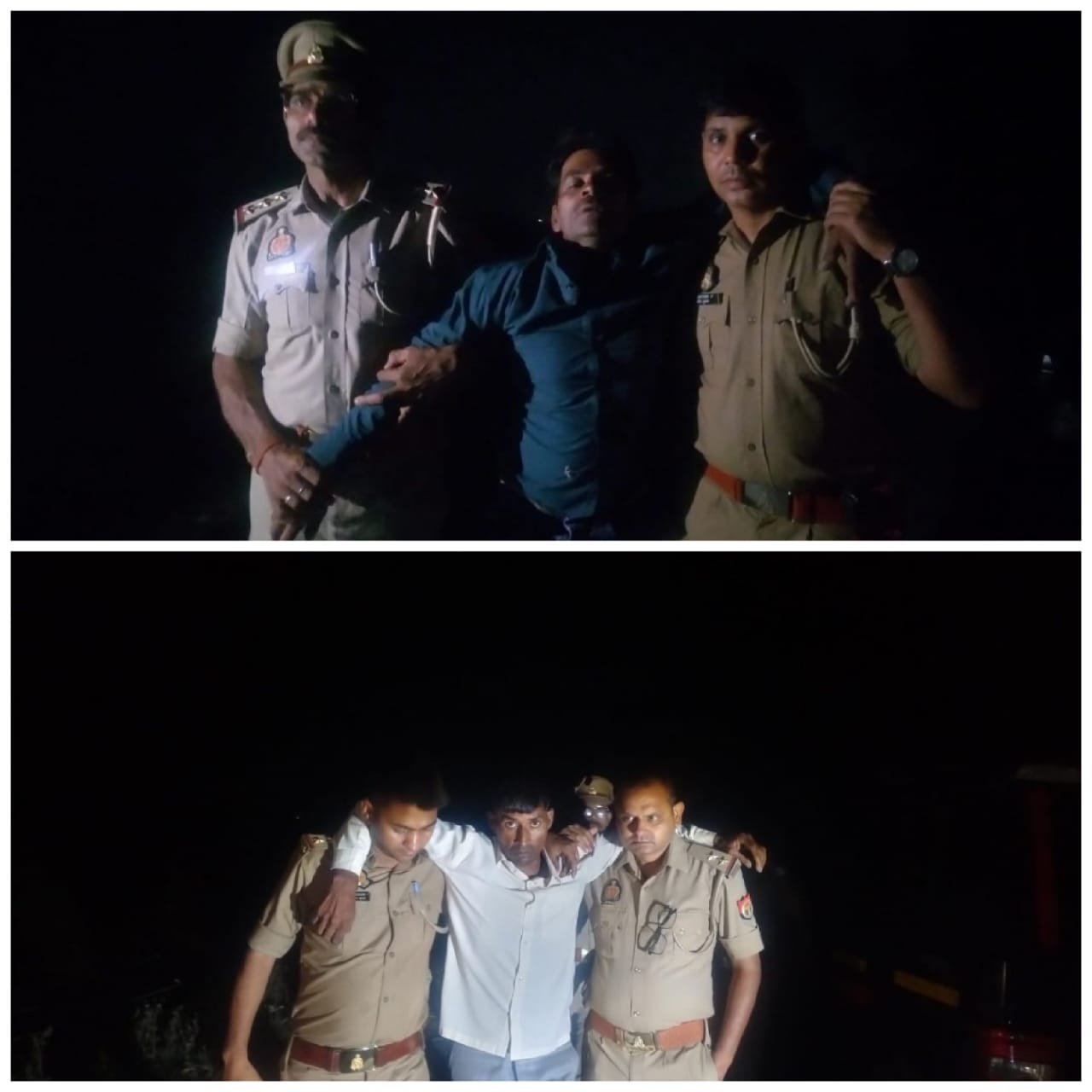 आधी रात पुलिस मुठभेड़ में 2 बदमाश घायल, तीसरा गिरफ्तार; अवैध असलहे और बाइक बरामद | New India Times