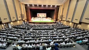 भोपाल में कांग्रेस का शक्ति प्रदर्शन: ब्लॉक अध्यक्षों के सम्मेलन में संगठन मजबूत करने की रणनीति पर जोर, 25 अप्रैल से शुरू होंगे ‘जनसंवाद सम्मेलन’, हर बूथ पर 30 हजार परिवार जोड़ने का लक्ष्य