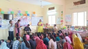 नारी शक्ति वंदन एवं पोषण पखवाड़ा: बालिकाओं और महिलाओं का हुआ सम्मान, विविध गतिविधियाँ आयोजित