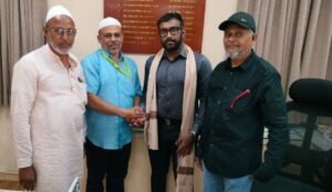 हज वेलफेयर सोसायटी के प्रतिनिधि मंडल ने हज कमेटी ऑफ इण्डिया, मुंबई के सीईओ का किया स्वागत