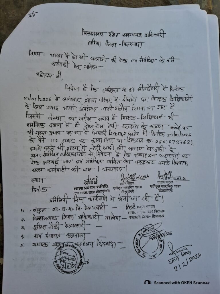 स्कूल की दीवारों पर अश्लील लिखावट का खुलासा, जांच में शिक्षिका पर लगे आरोप | New India Times