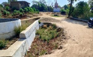 छोटा पनारा पुलिया में बड़ा गड्ढा, हादसे का खतरा बढ़ा – ग्रामीणों ने मरम्मत की मांग की