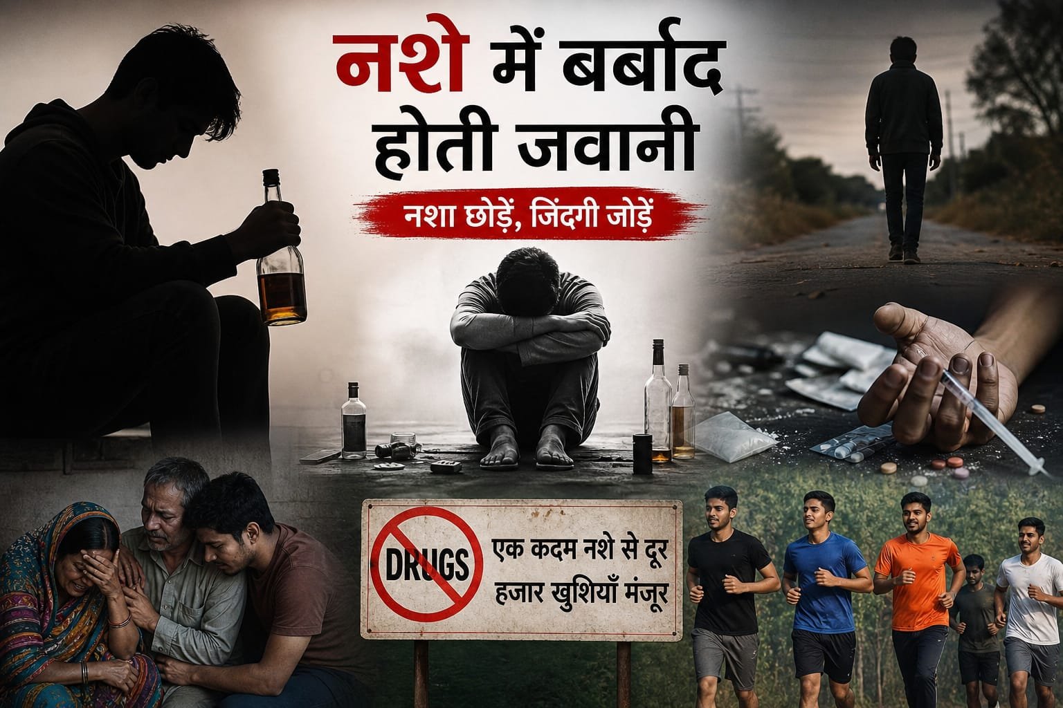 नशे में बर्बाद होती जवानी: एक बढ़ती सामाजिक चुनौती | New India Times