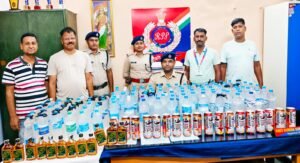 भागलपुर रेलवे स्टेशन पर RPF की बड़ी कार्रवाई, 124 लीटर अवैध शराब समेत बीयर व देसी लिकर बरामद