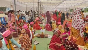जुन्नारदेव में मुख्यमंत्री कन्या विवाह योजना के तहत 100 जोड़ों का हुआ सामूहिक विवाह, विधायक ने सरकार की पाबंदियों पर उठाए सवाल