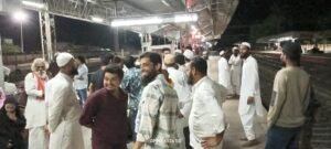 मेघनगर रेलवे स्टेशन पर हज यात्रियों का भव्य इस्तकबाल, मुल्क में अमन-चैन की दुआओं के साथ हुए रवाना