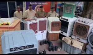 थाना हनुमानगंज पुलिस की बड़ी कार्रवाई, 2 शातिर नकबजन गिरफ्तार ,5 लाख का माल बरामद
